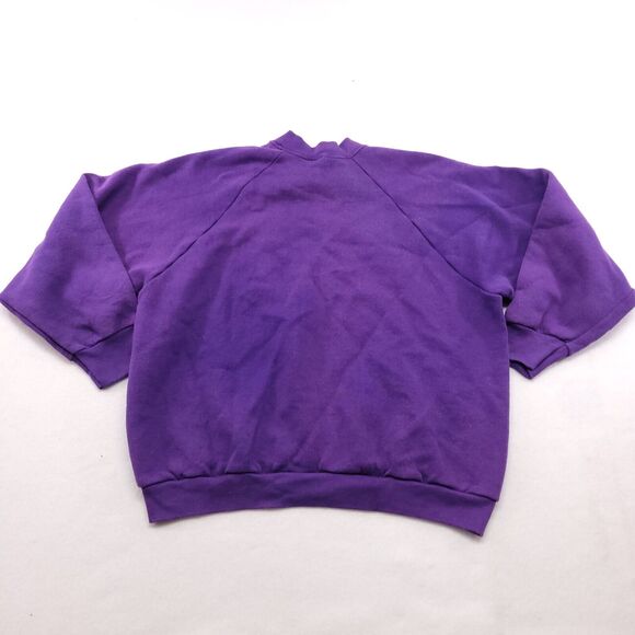 Fruit of the Loom Long Sleeve Pullover Sweatshirt Womens Size Large L Purple - Picture 9 of 9